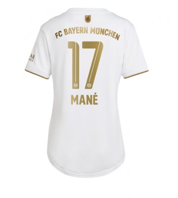 Bayern Munich Sadio Mane #17 Bortedrakt Kvinner 2022-23 Kortermet
